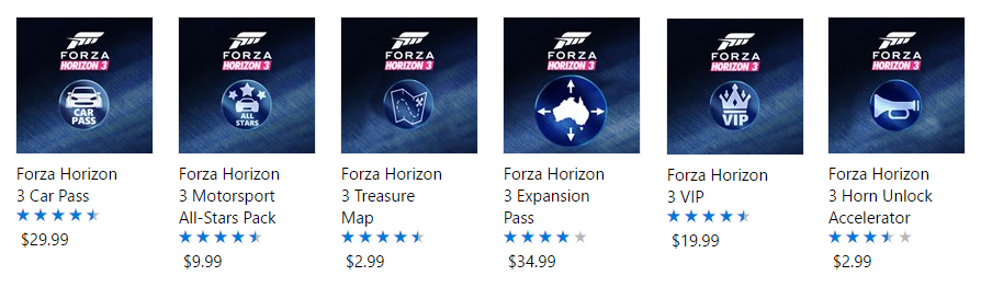 FH3 Cars – Forza Support