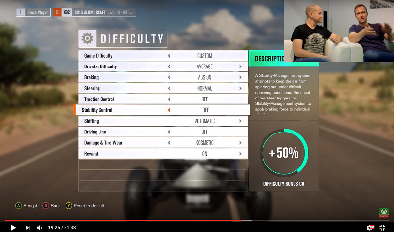 Forza Horizon 3 Custom Controls 