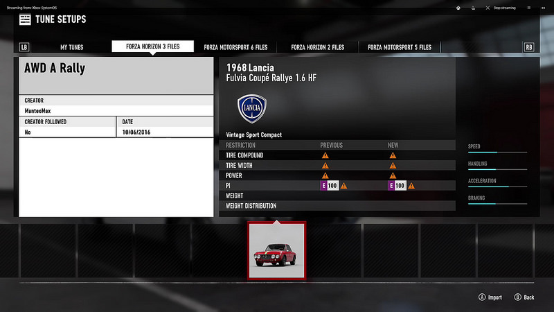 forza 5 tune setups