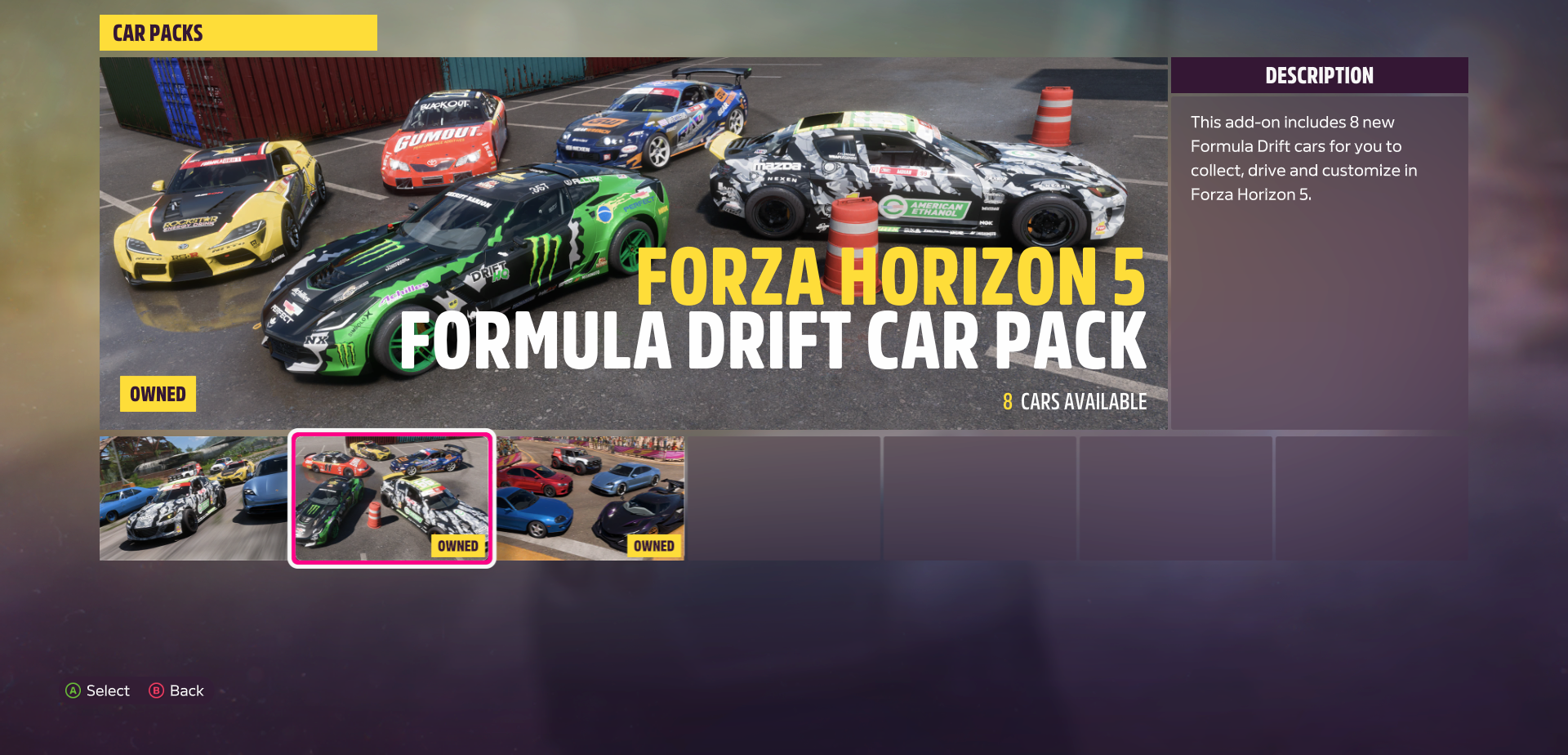 Buy Forza Horizon 4 Formula Drift Car Pack