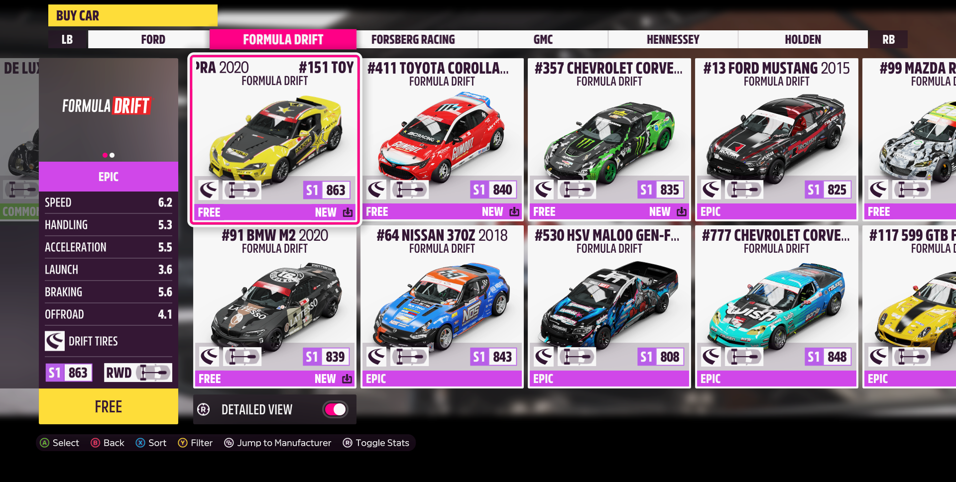 Forza Horizon 5 Formula Drift Pack on Steam